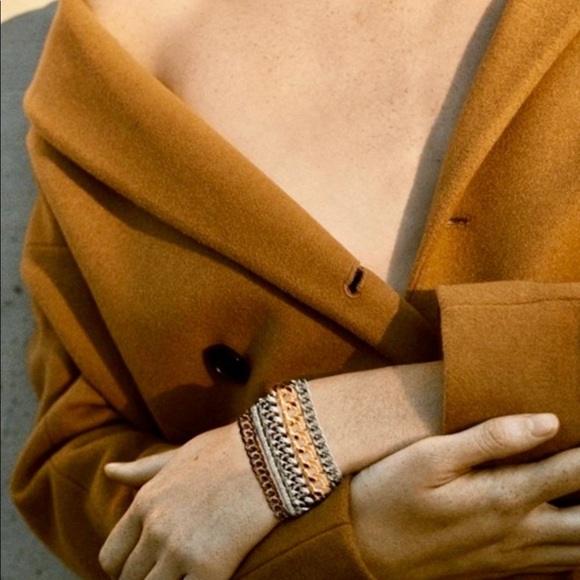 Jenny Bird Austin Cuff Layered Chain Bracelet - Picture 4 of 12